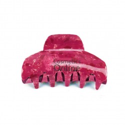 Clama pentru prins parul tip cleste CLM009EE Fuchsia cu model